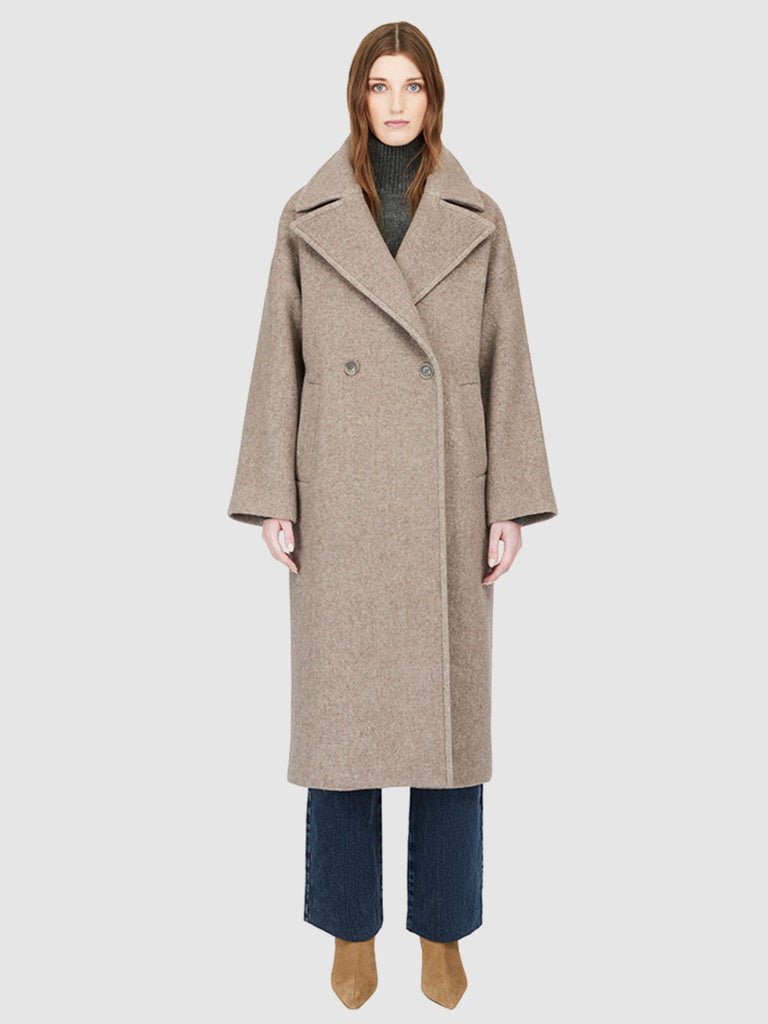Isabella Coat in Taupe