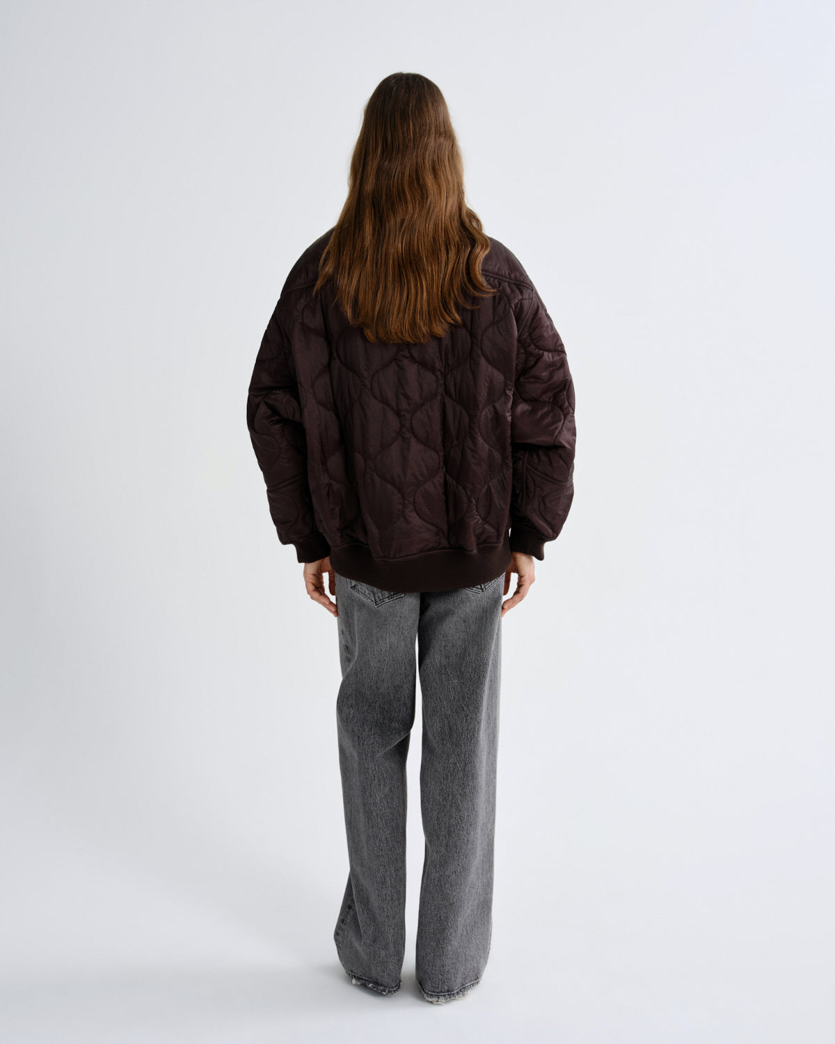Isla Quilted Jacket in Deep Roast