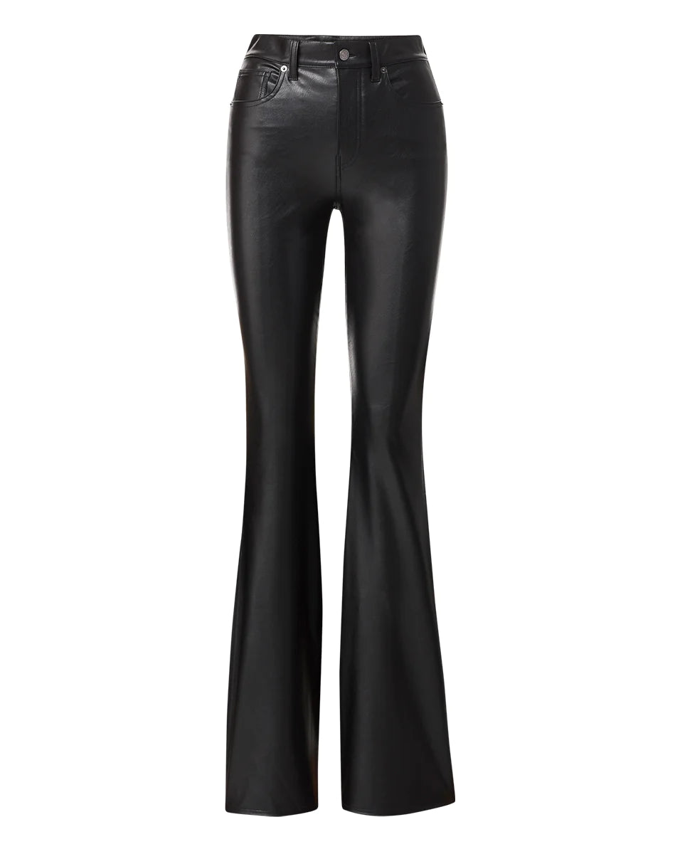 Beverly Skinny-Flare Vegan Leather Pant