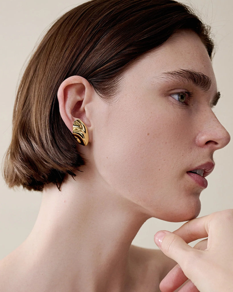 Portia Earrings in Gold