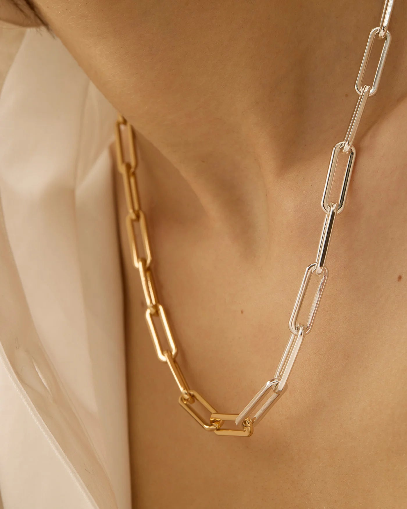 Andi Slim Chain in Two-Tone