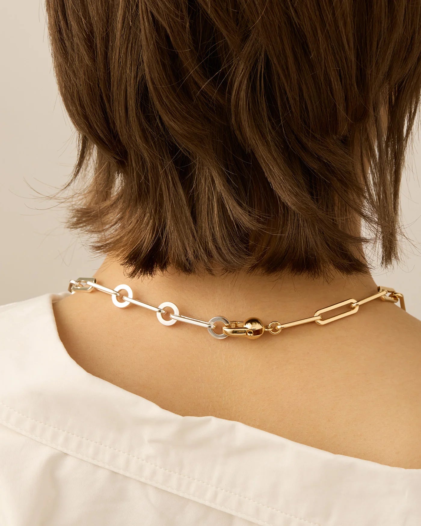 Andi Slim Chain in Two-Tone