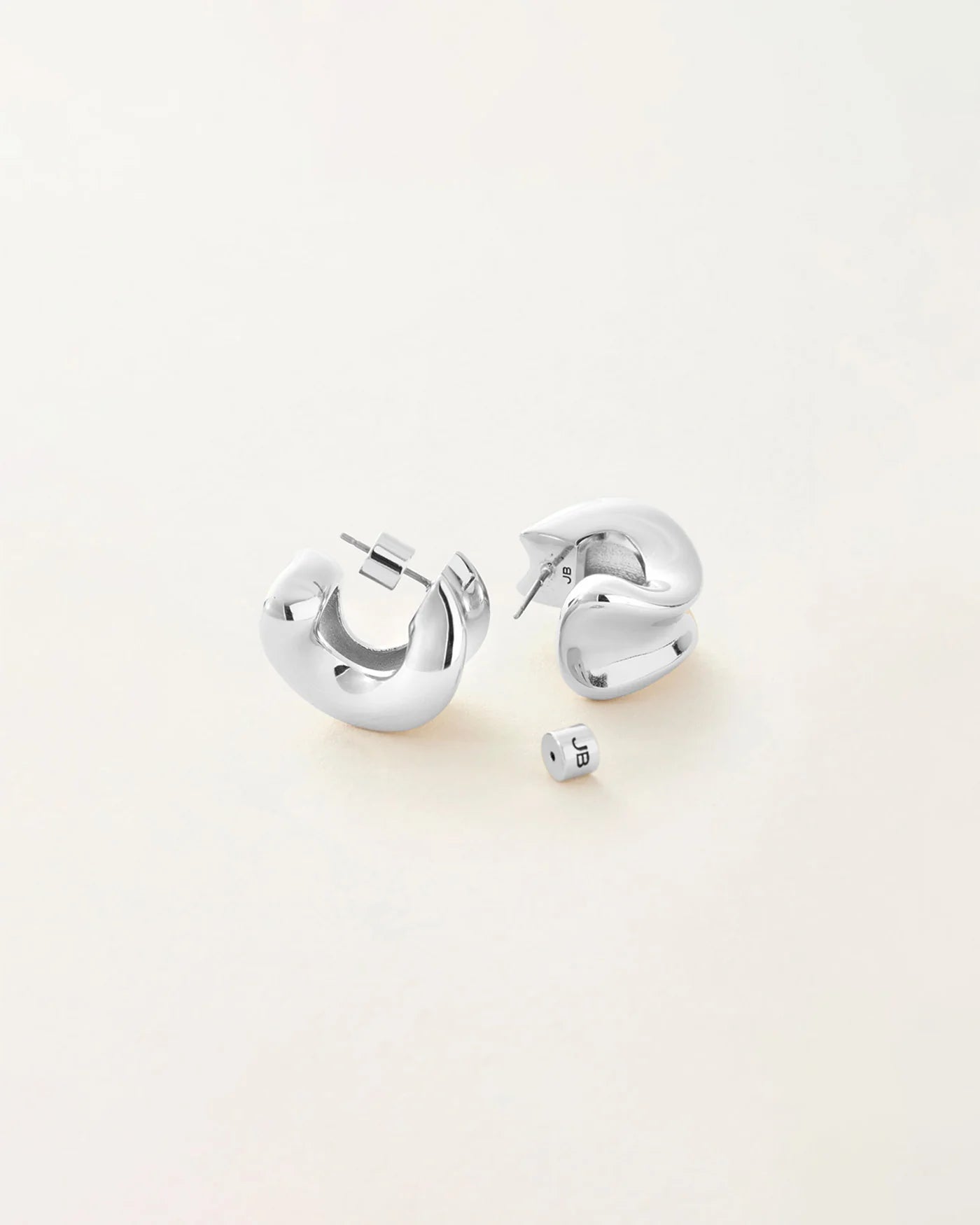 Chunky Doune Hoop in Silver