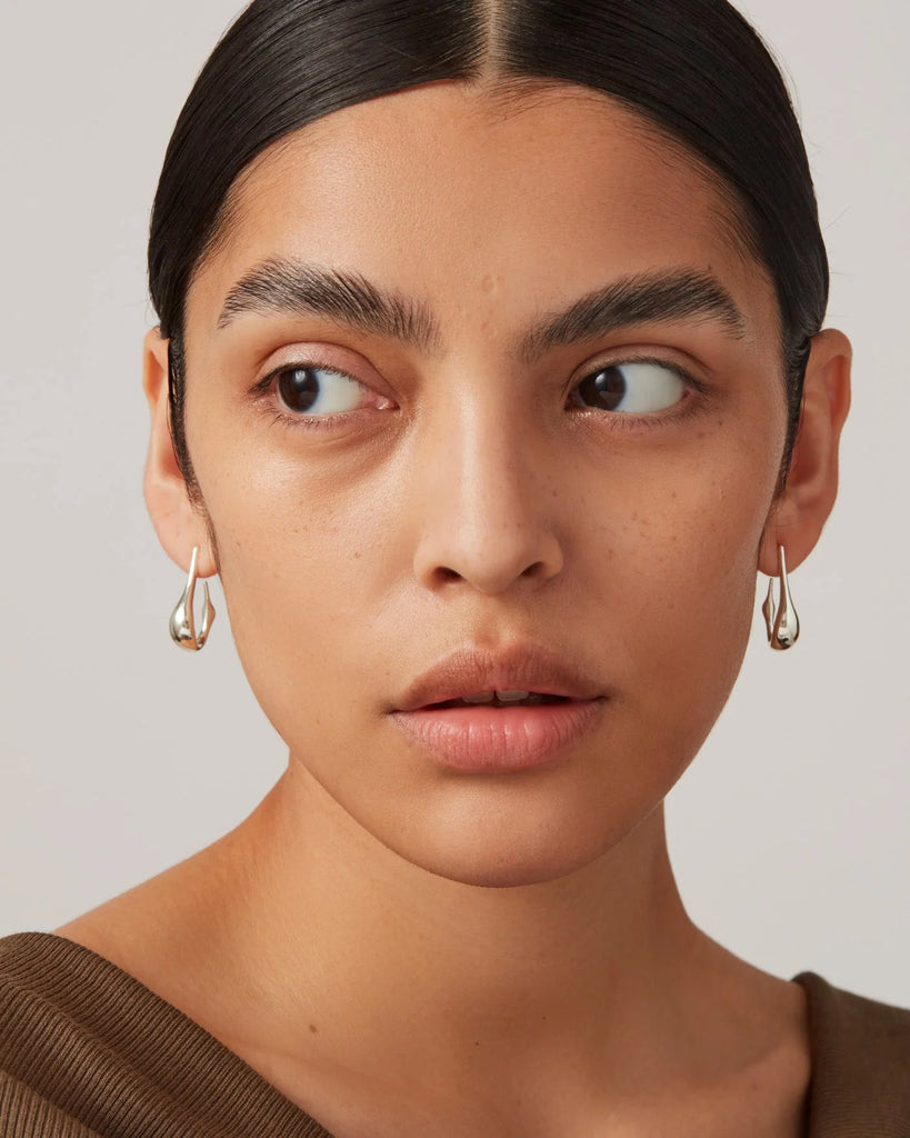 Colette Hoops Small in Silver