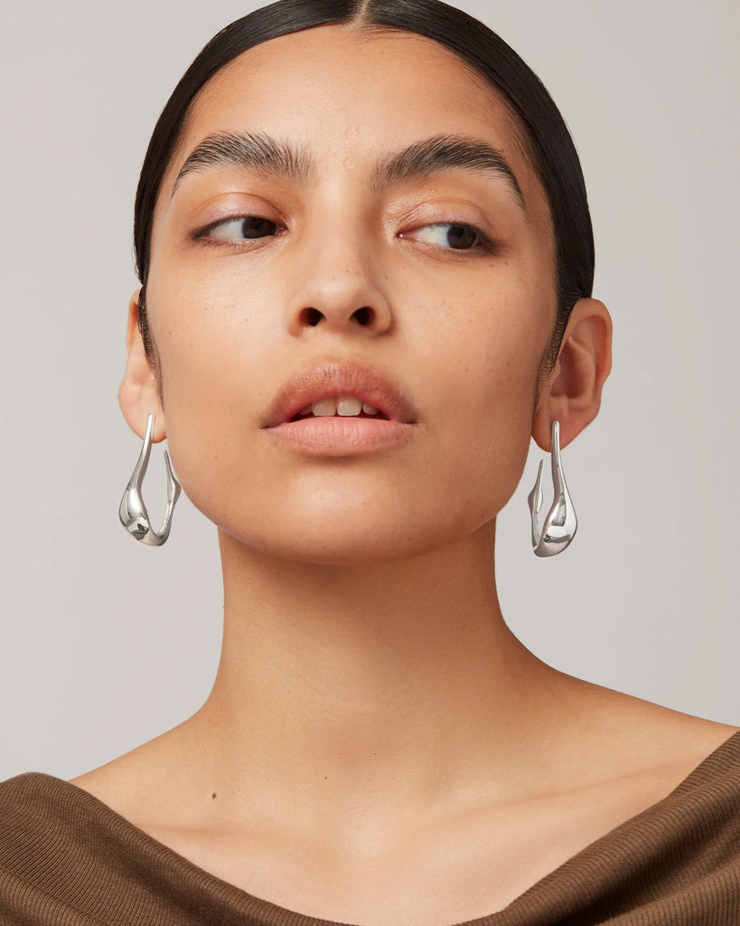 Colette Hoops in Silver