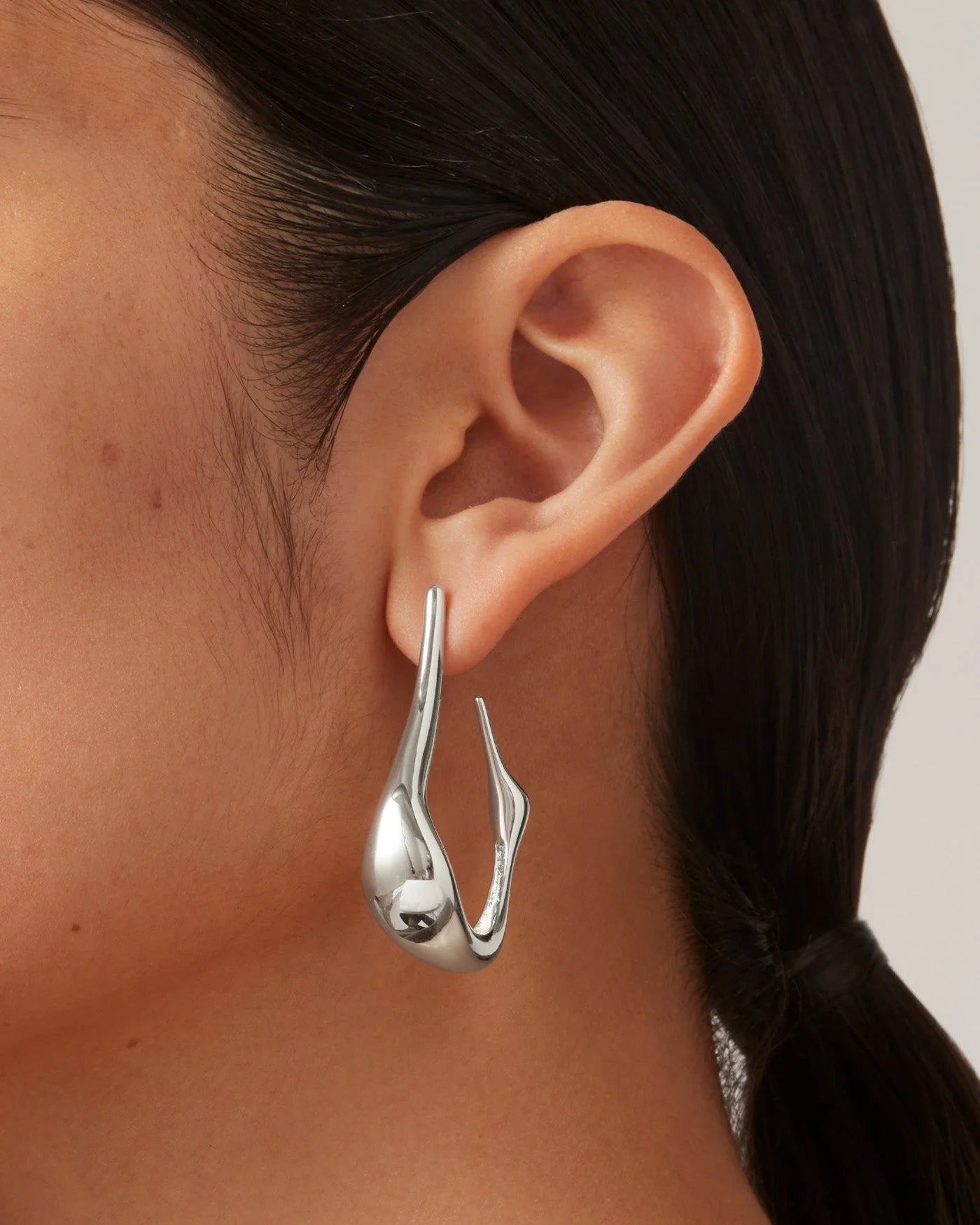 Colette Hoops in Silver