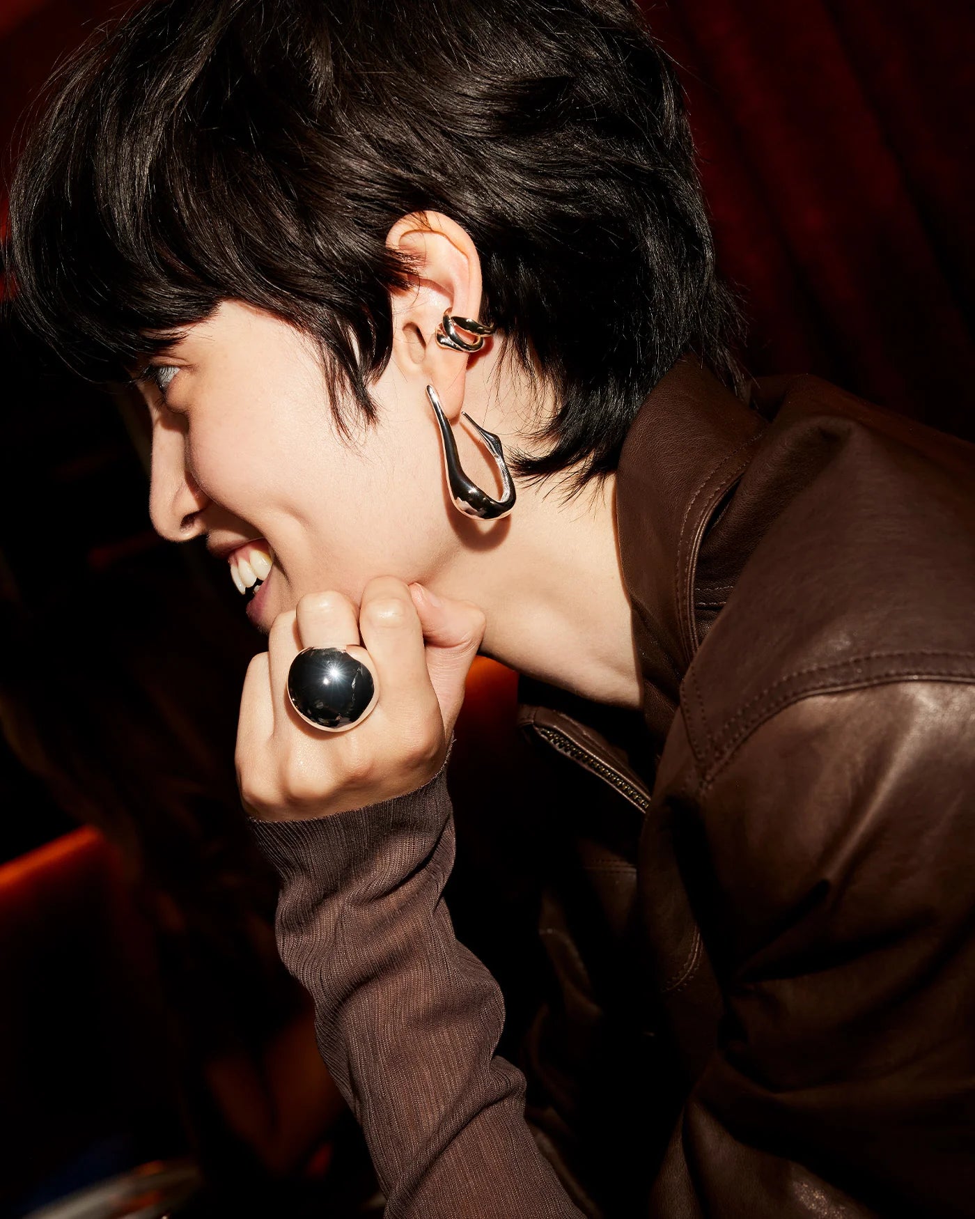 Colette Hoops in Silver