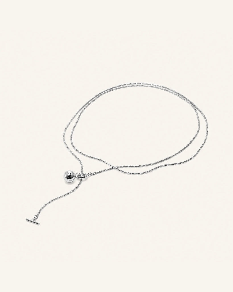 Constance Wrap in Silver