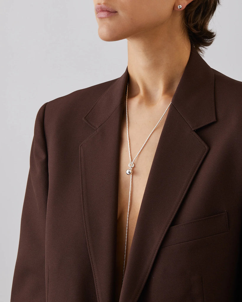 Constance Wrap in Silver