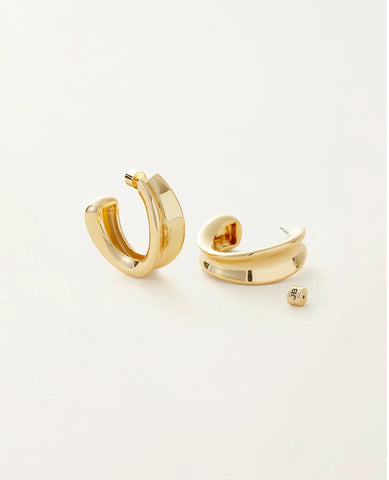 Doune Hoops in Gold