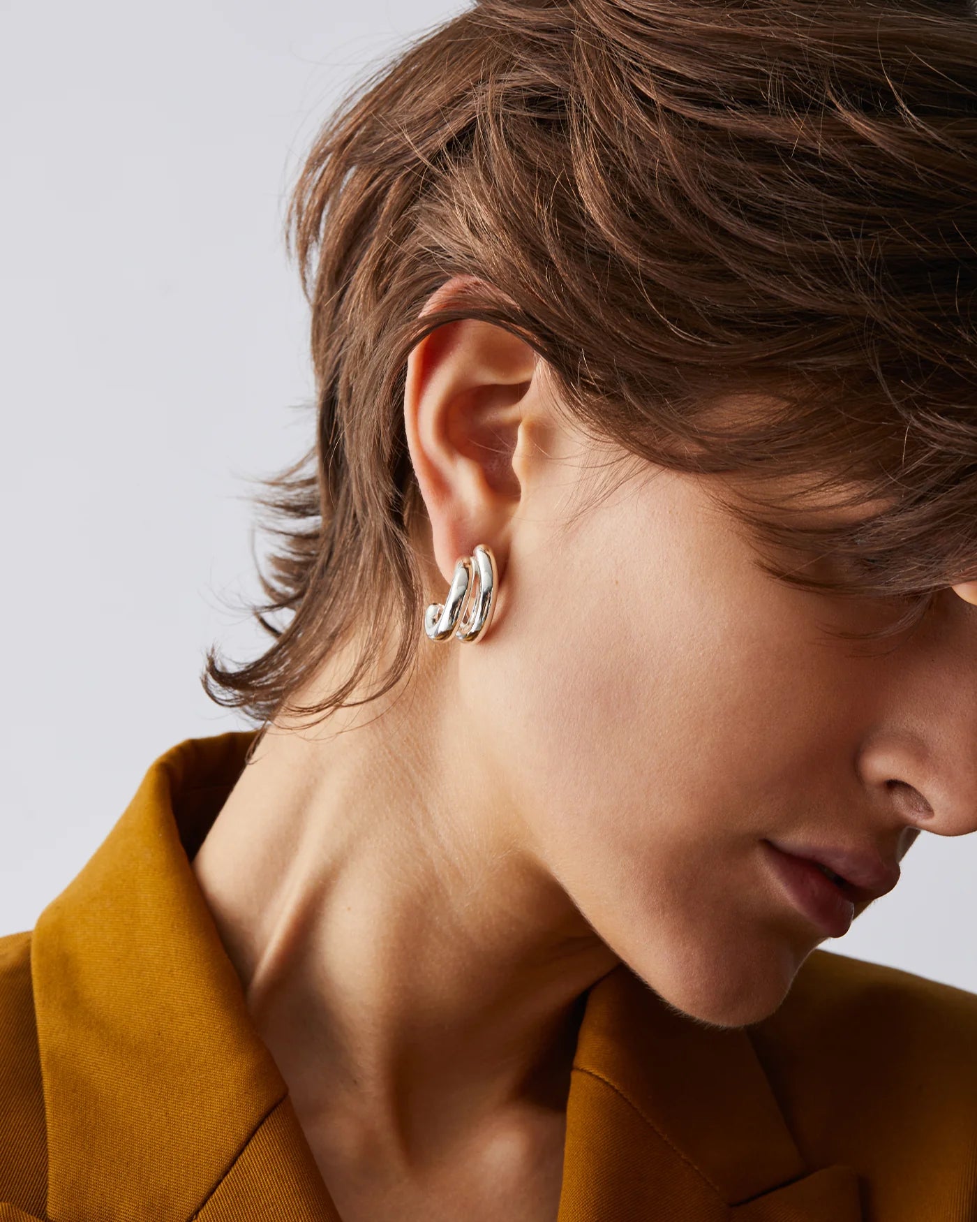 Florence Earrings in Silver