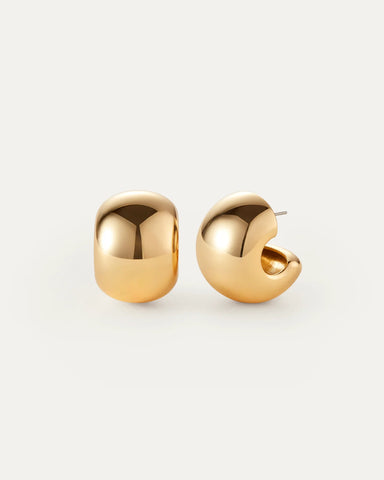 Gemma Hoops in Gold