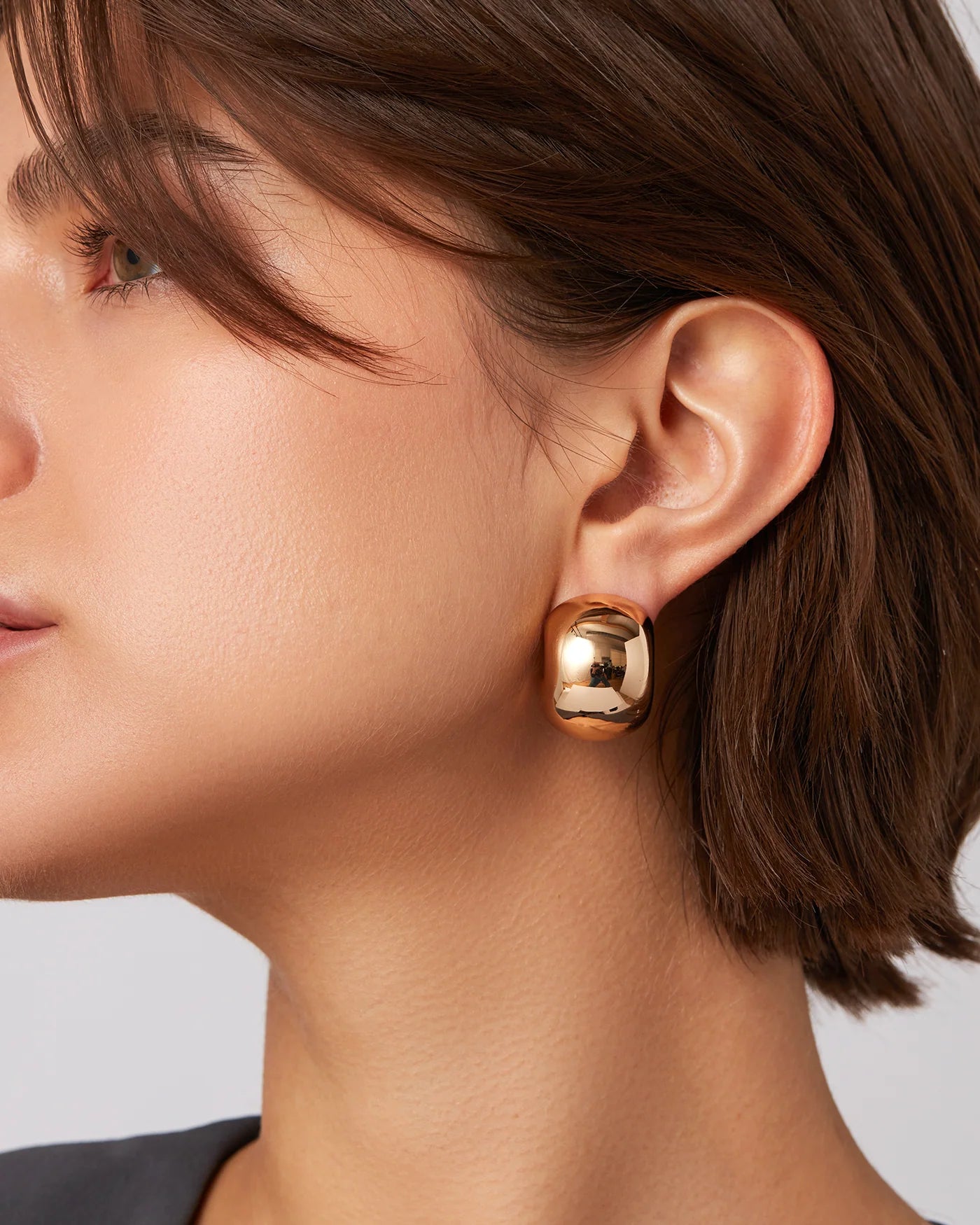 Jennybird Gemma Hoops in Gold