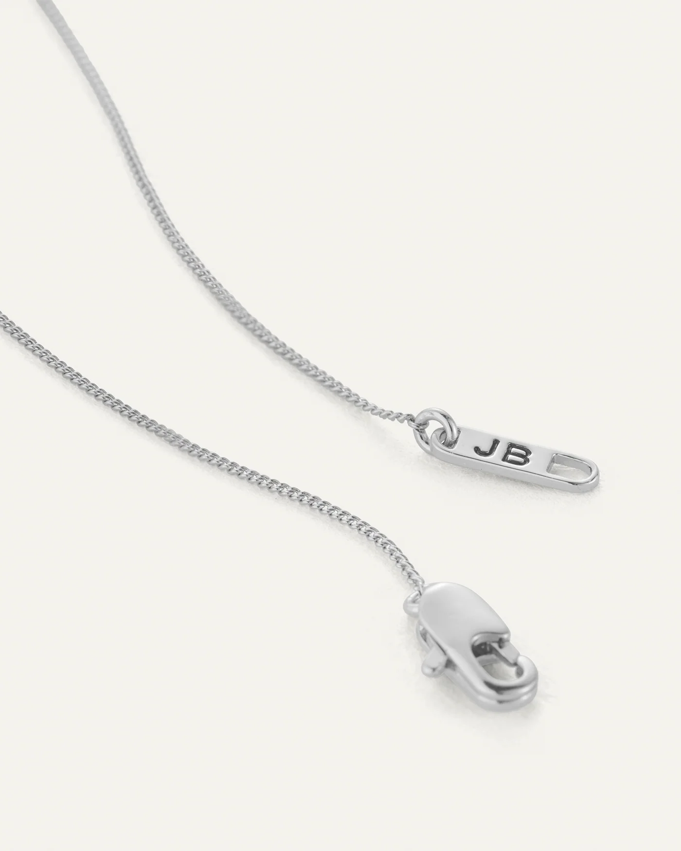 Mini Egret Pendant Necklace in Silver