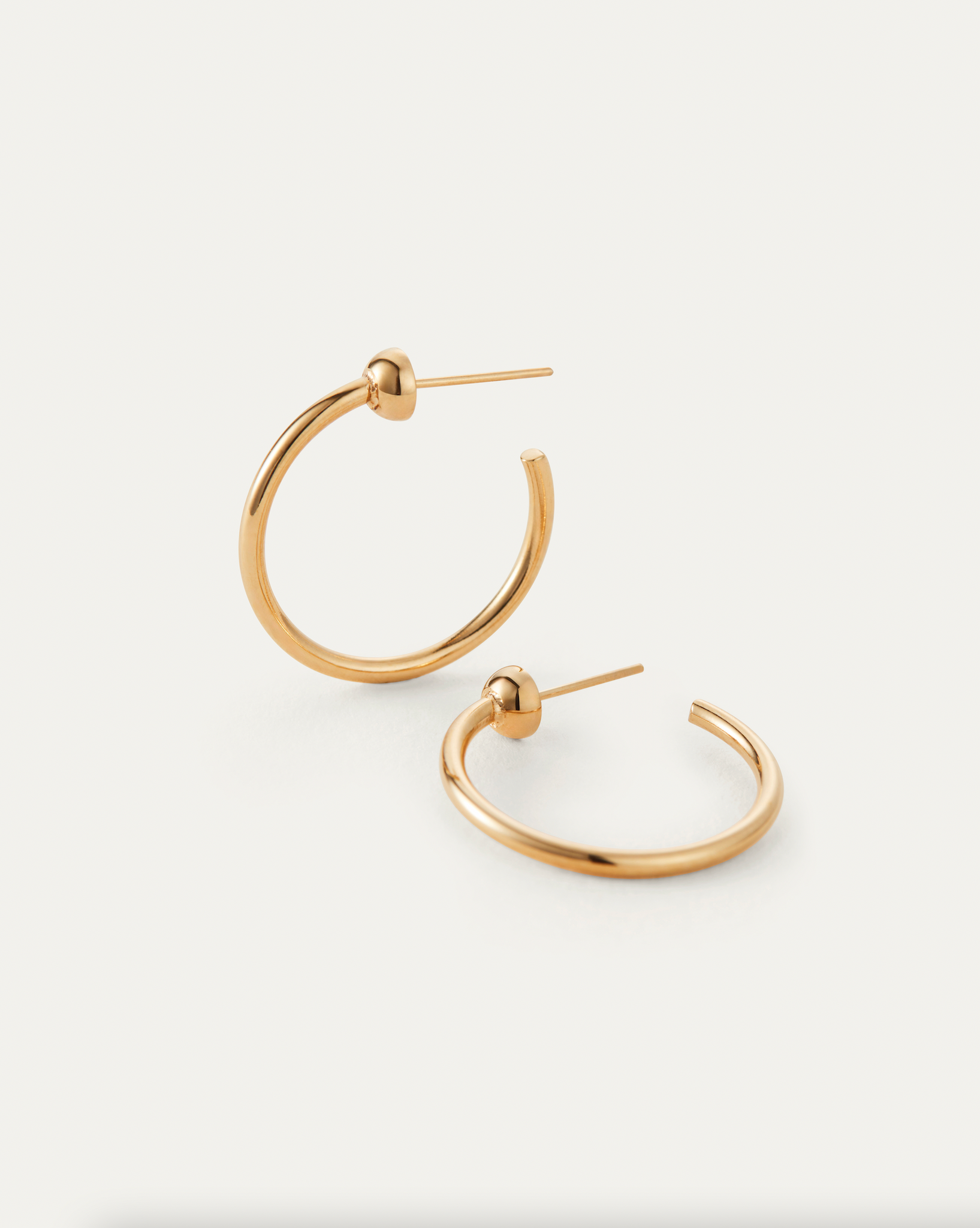 Mini Icon Hoops in Gold