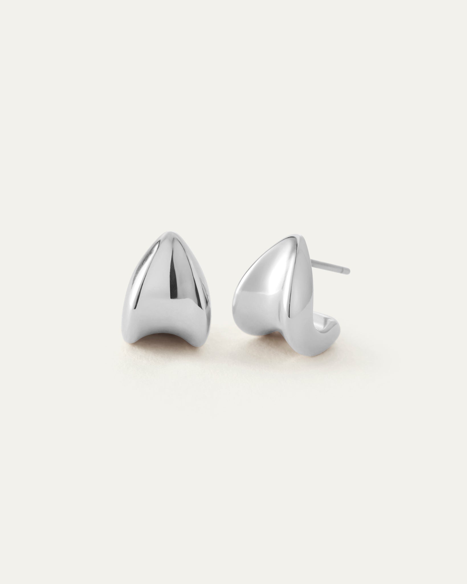 Mini Paige Puffs in Silver
