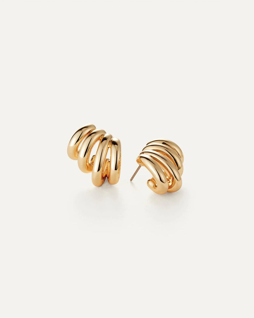 Monroe Earrings in Gold