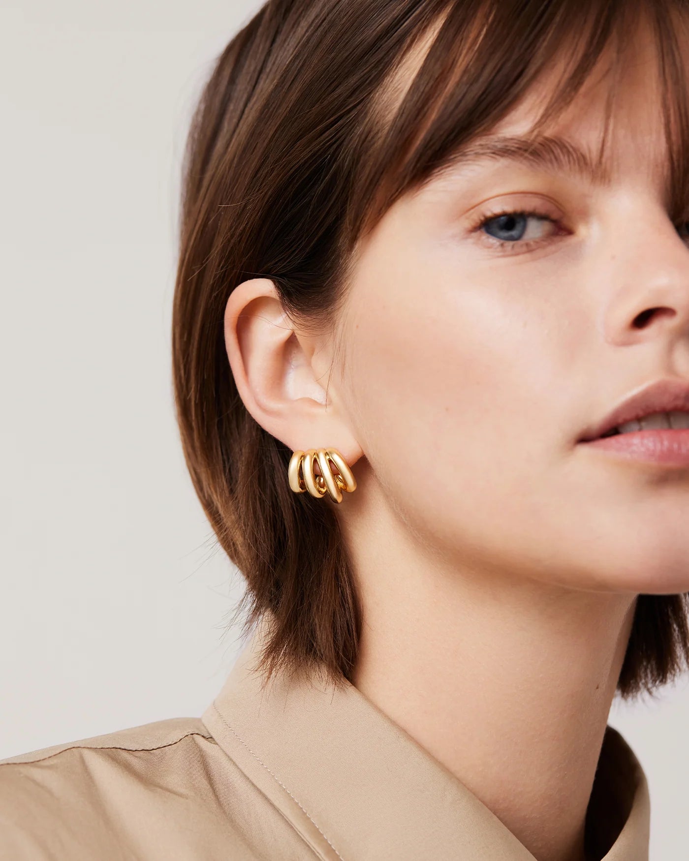 Monroe Earrings in Gold