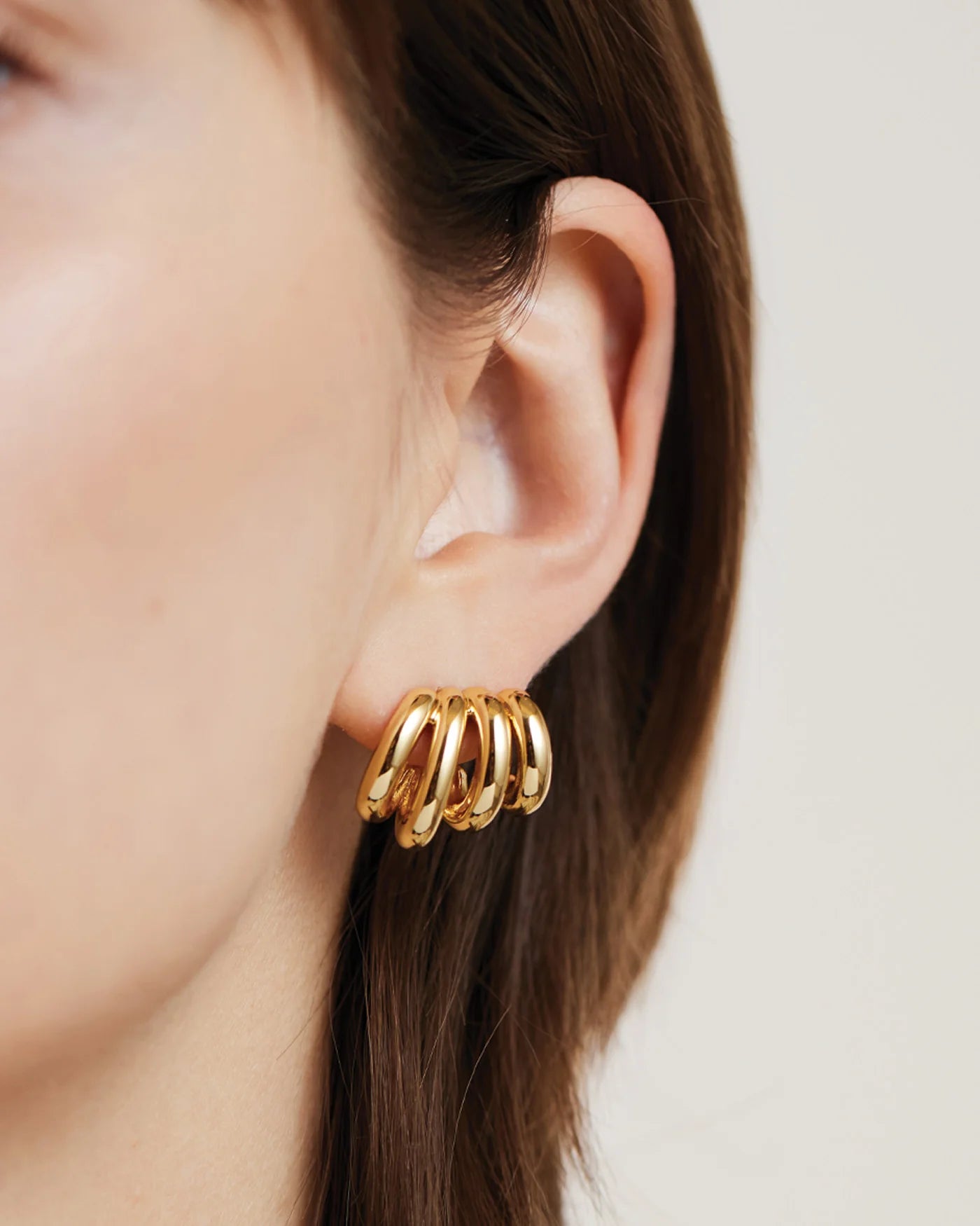 Monroe Earrings in Gold