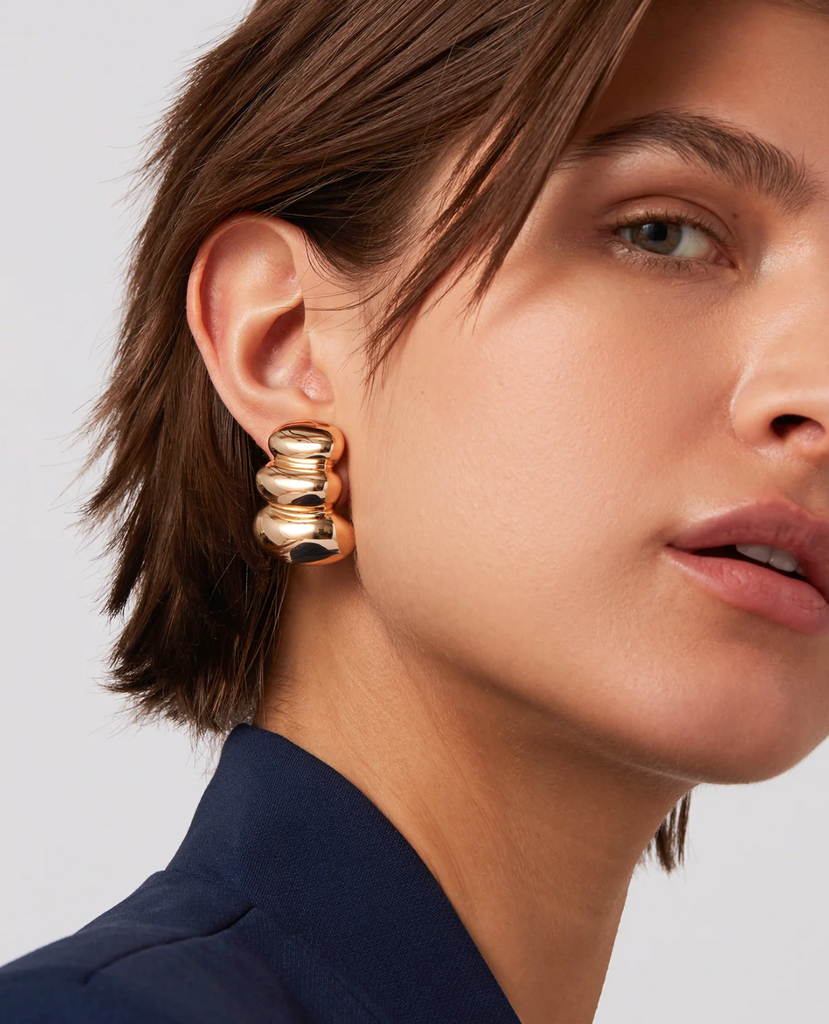 Non-Stop Earrings in Gold