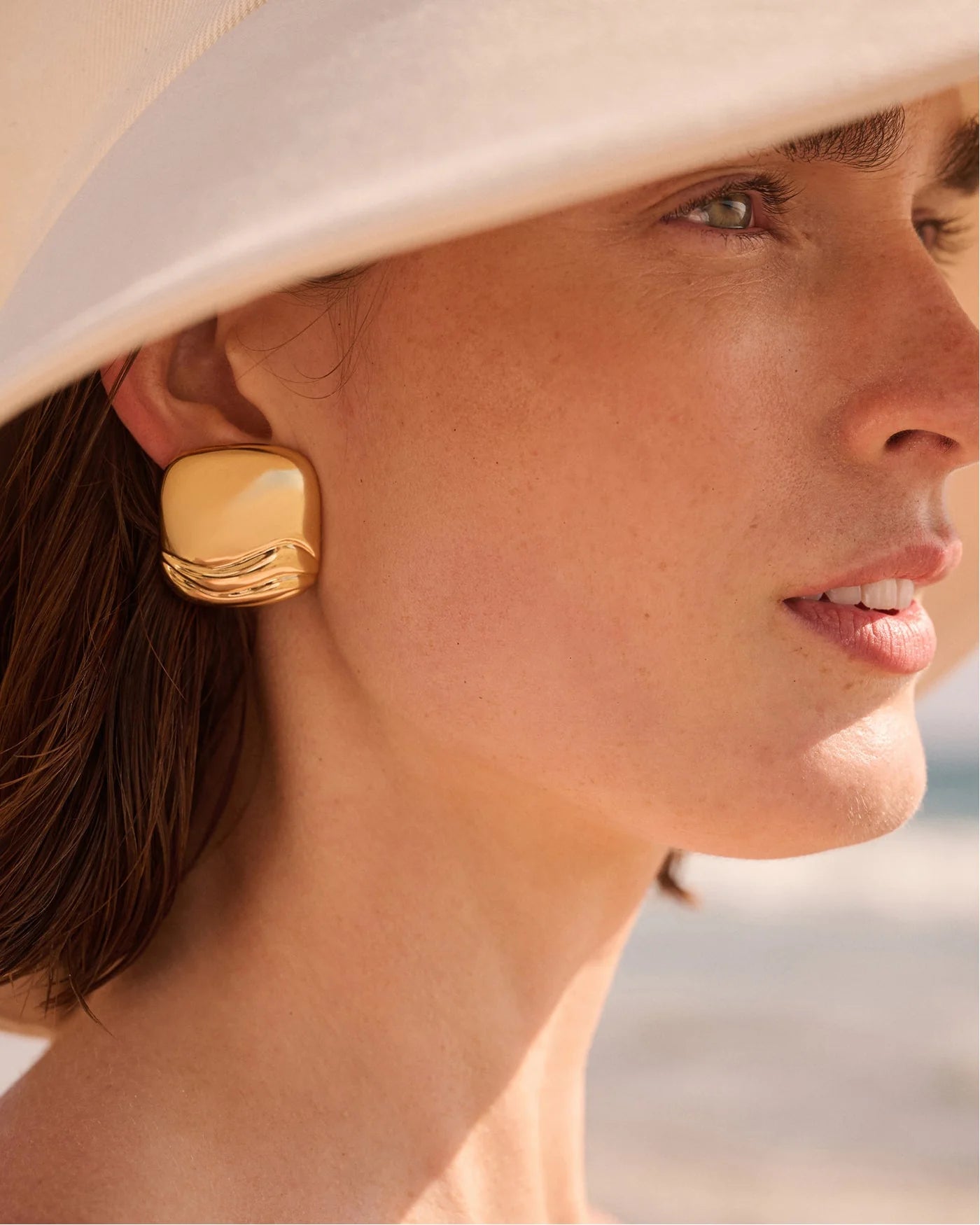 Rue Earrings in Gold