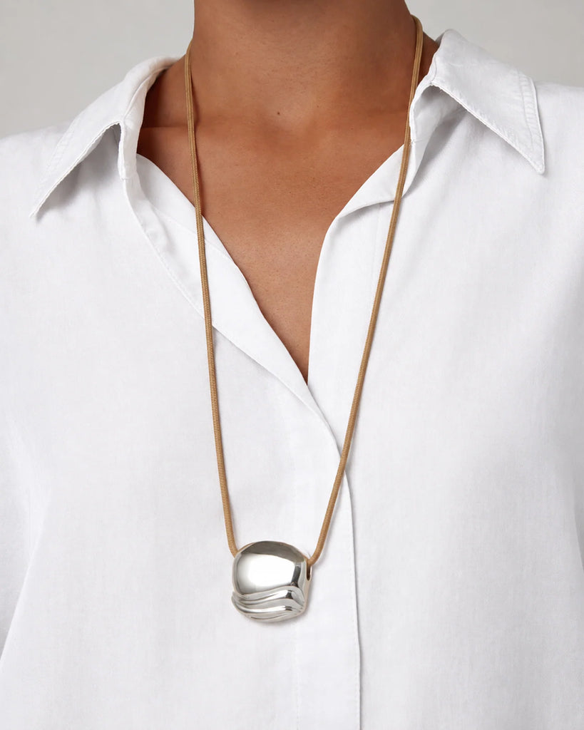 Rue Rope Necklace in Silver