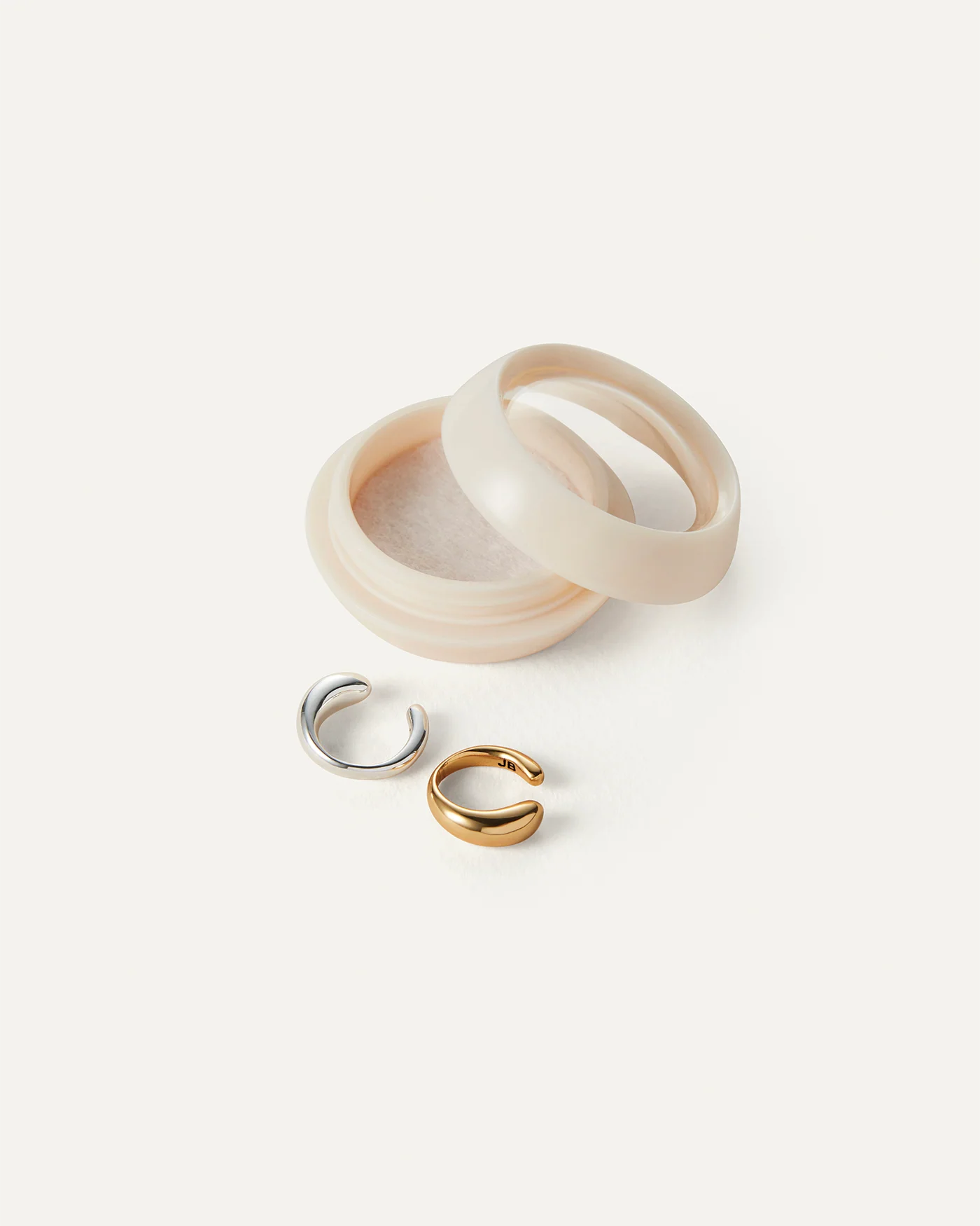 Sila Ear Cuff Set Small in Two-Tone