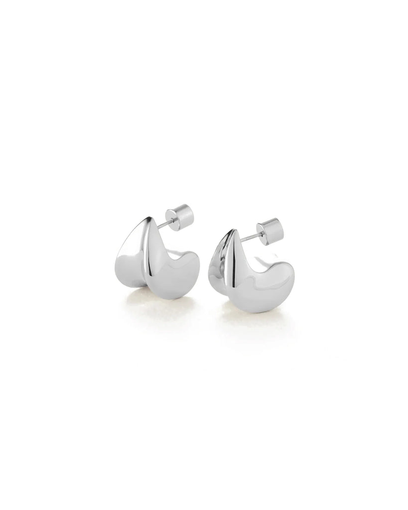 Small Paige Puffs in Silver