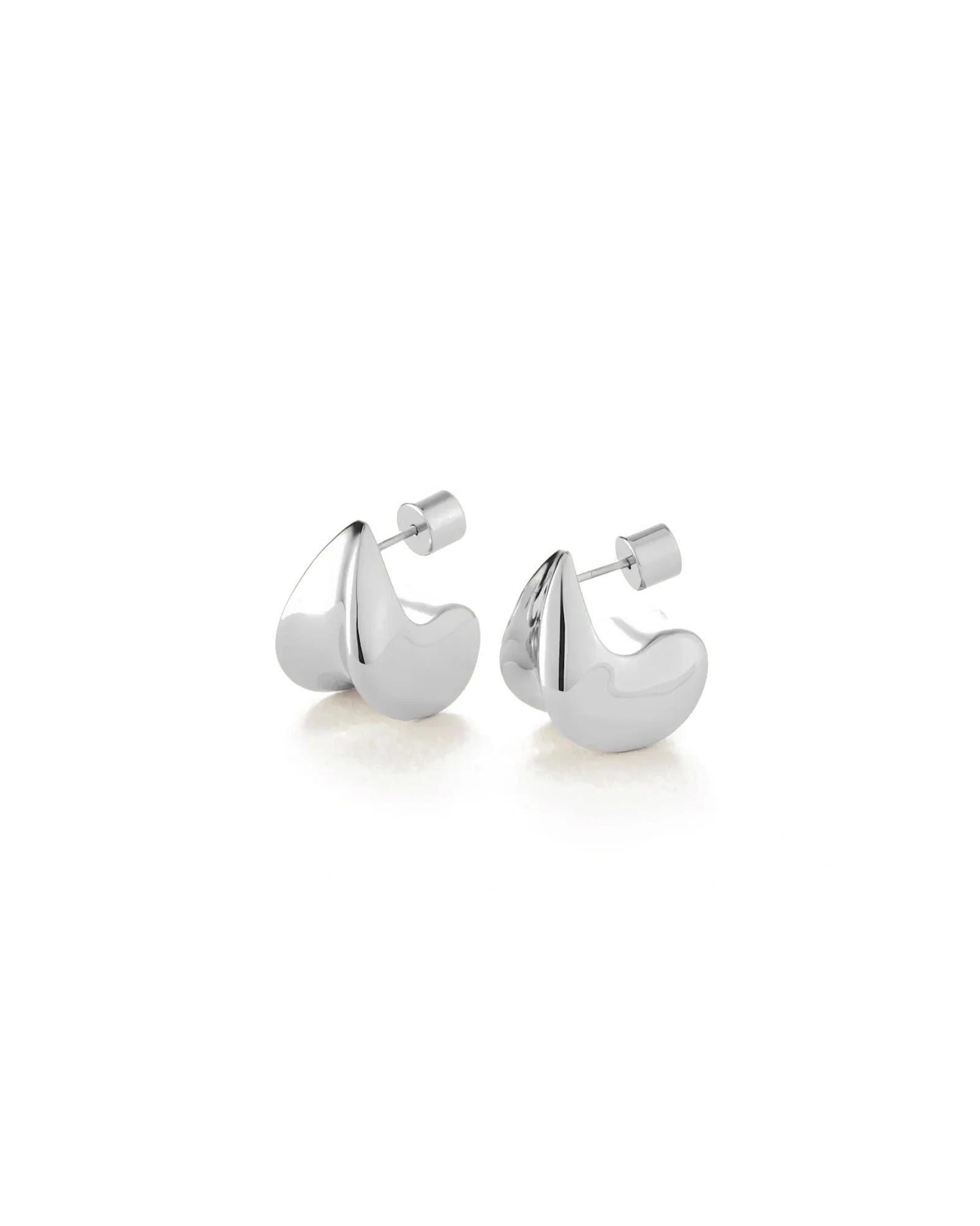 Small Paige Puffs in Silver