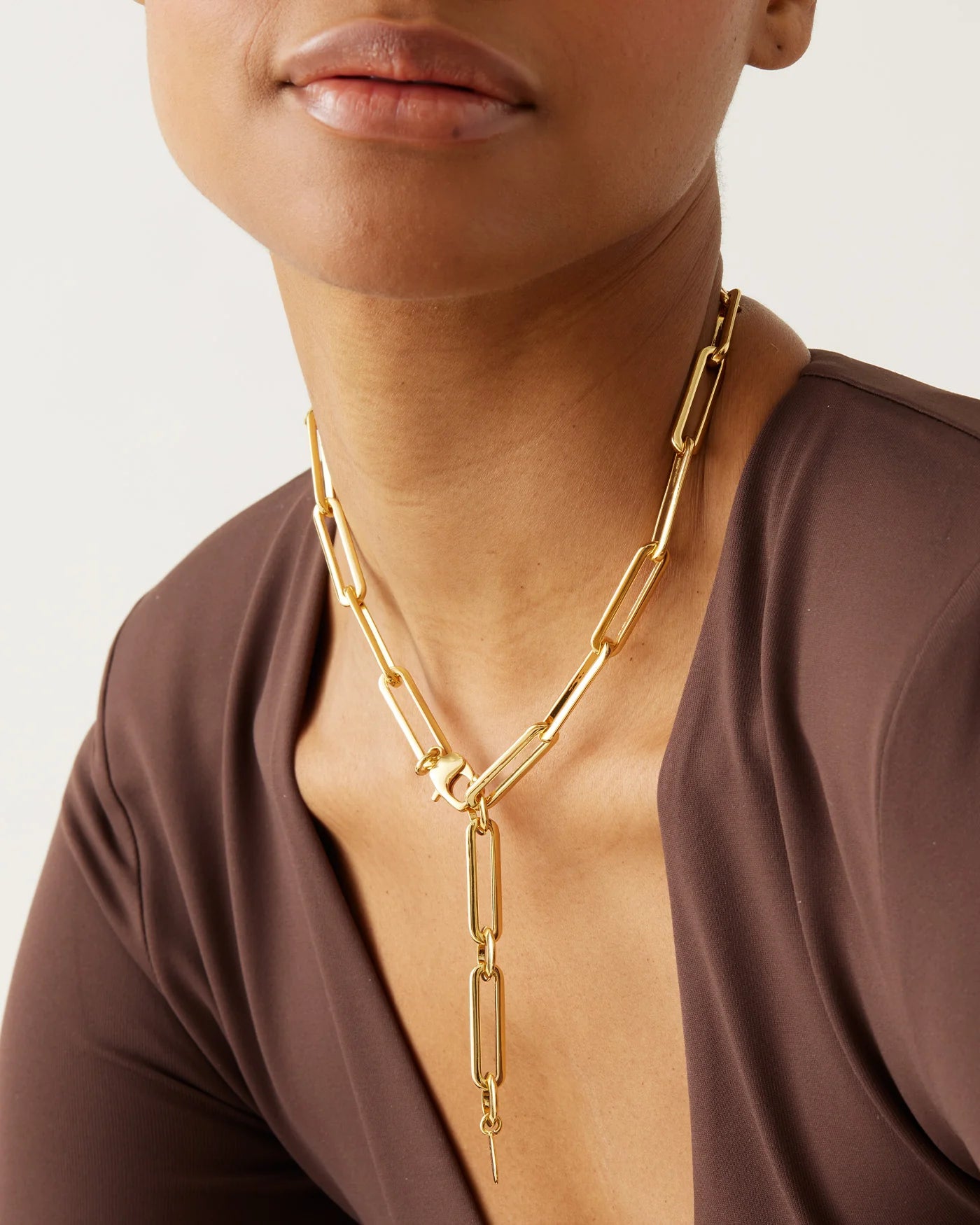 Stevie Necklace in Gold
