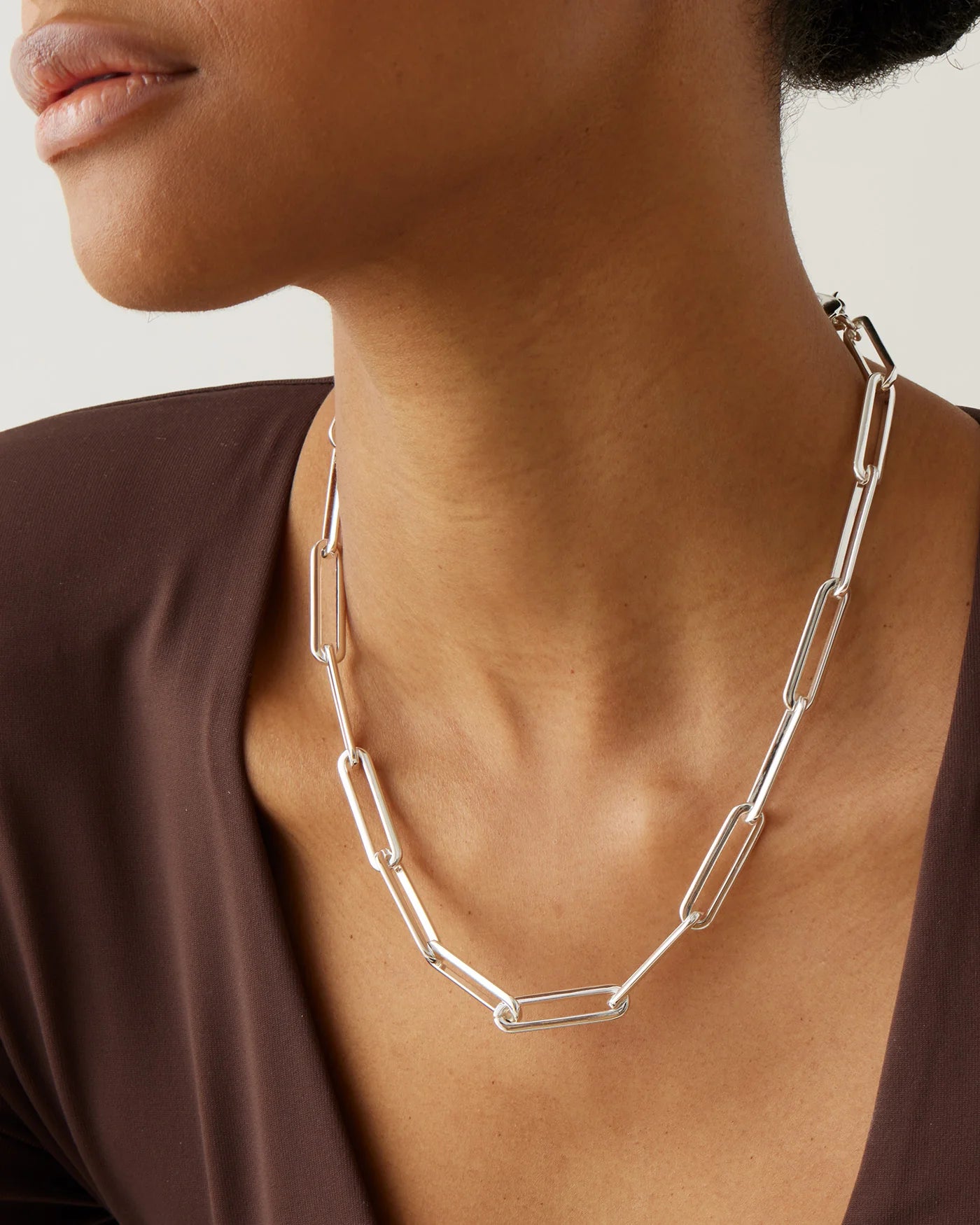 Stevie Necklace in Silver