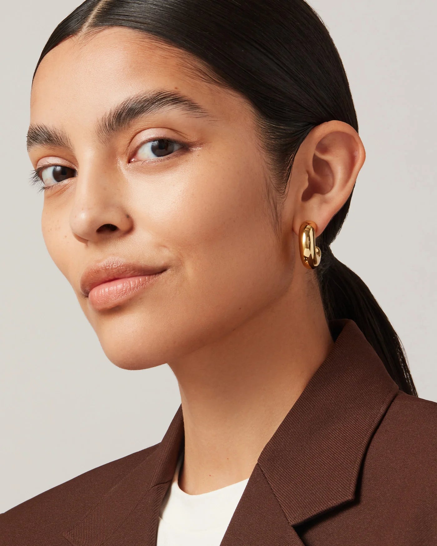 Tome Hoops Large in Gold