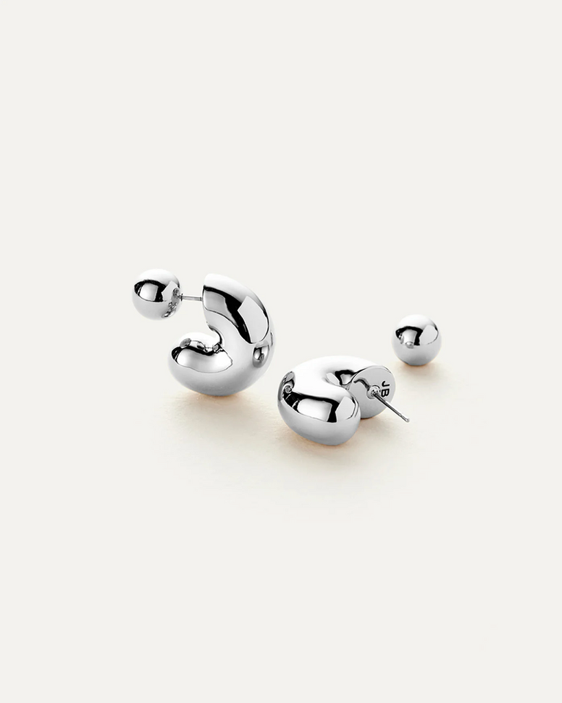 Tome Hoops Medium in Silver