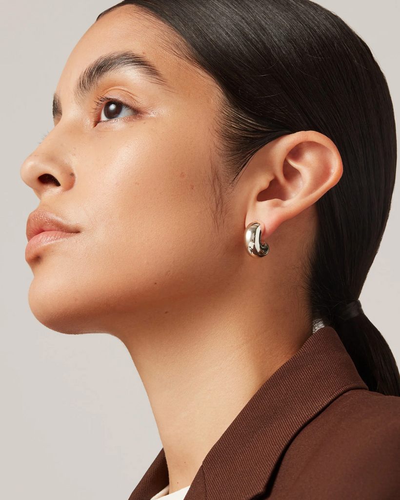 Tome Hoops Medium in Silver