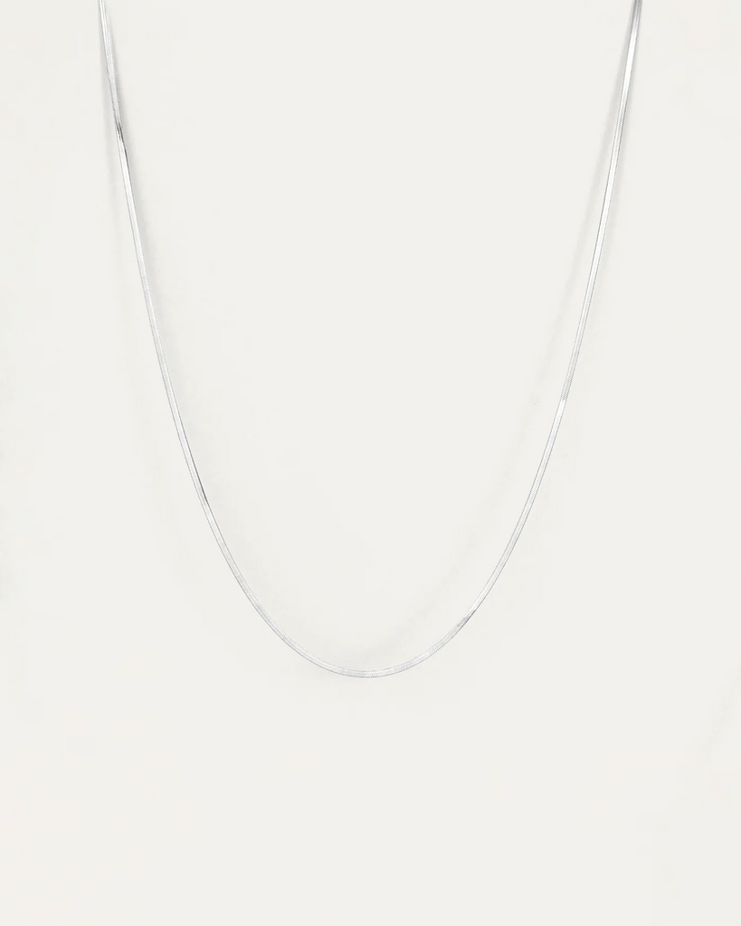 Zeina Slim Chain in Silver