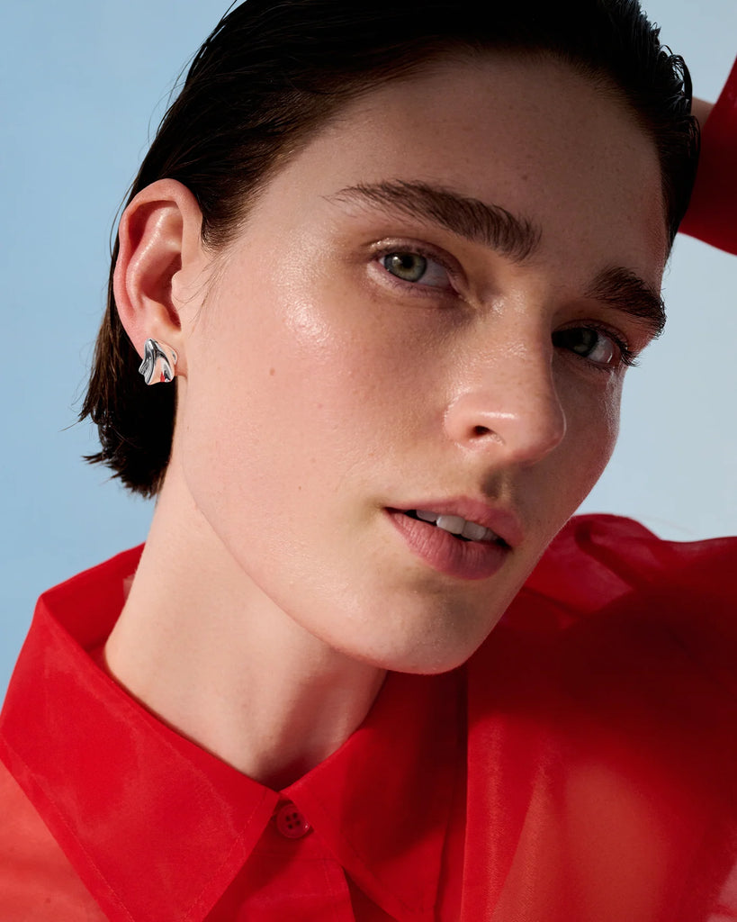 Zoe Earrings in Silver