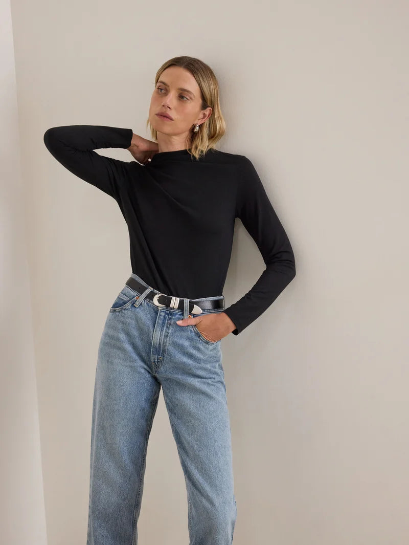 Kristen Tee in Black