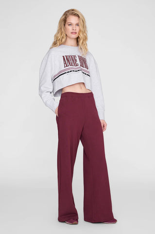 Kacey Sweatpant in Burgundy