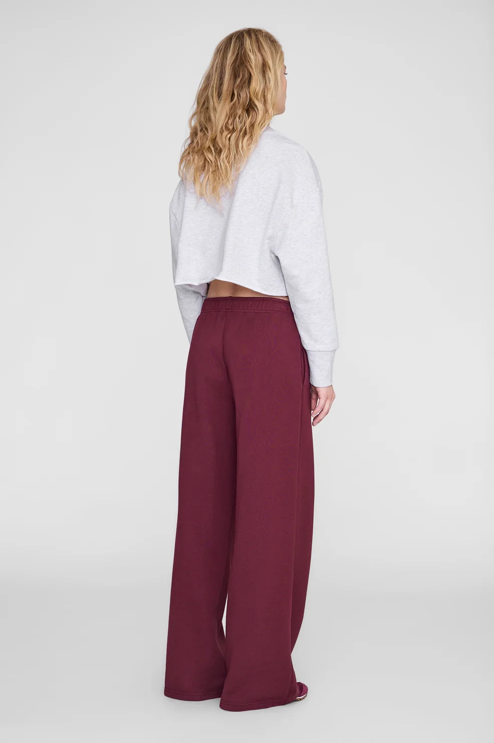Kacey Sweatpant in Burgundy