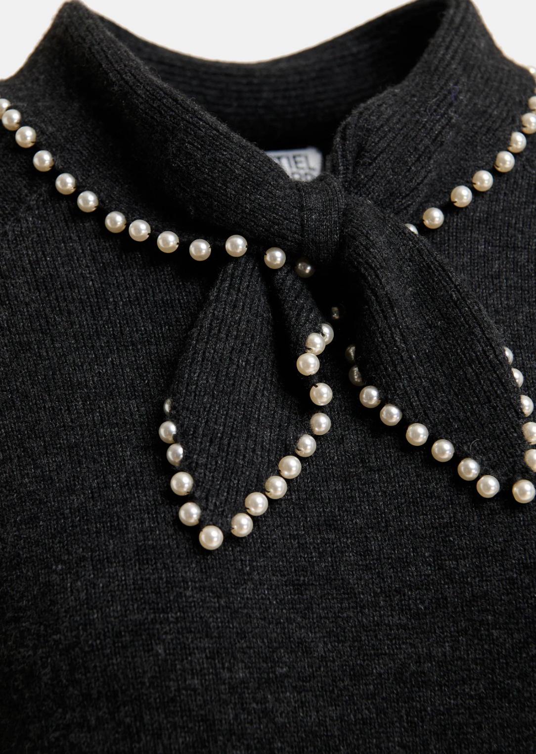 Kasa Pullover with Beads in Steel Pulse