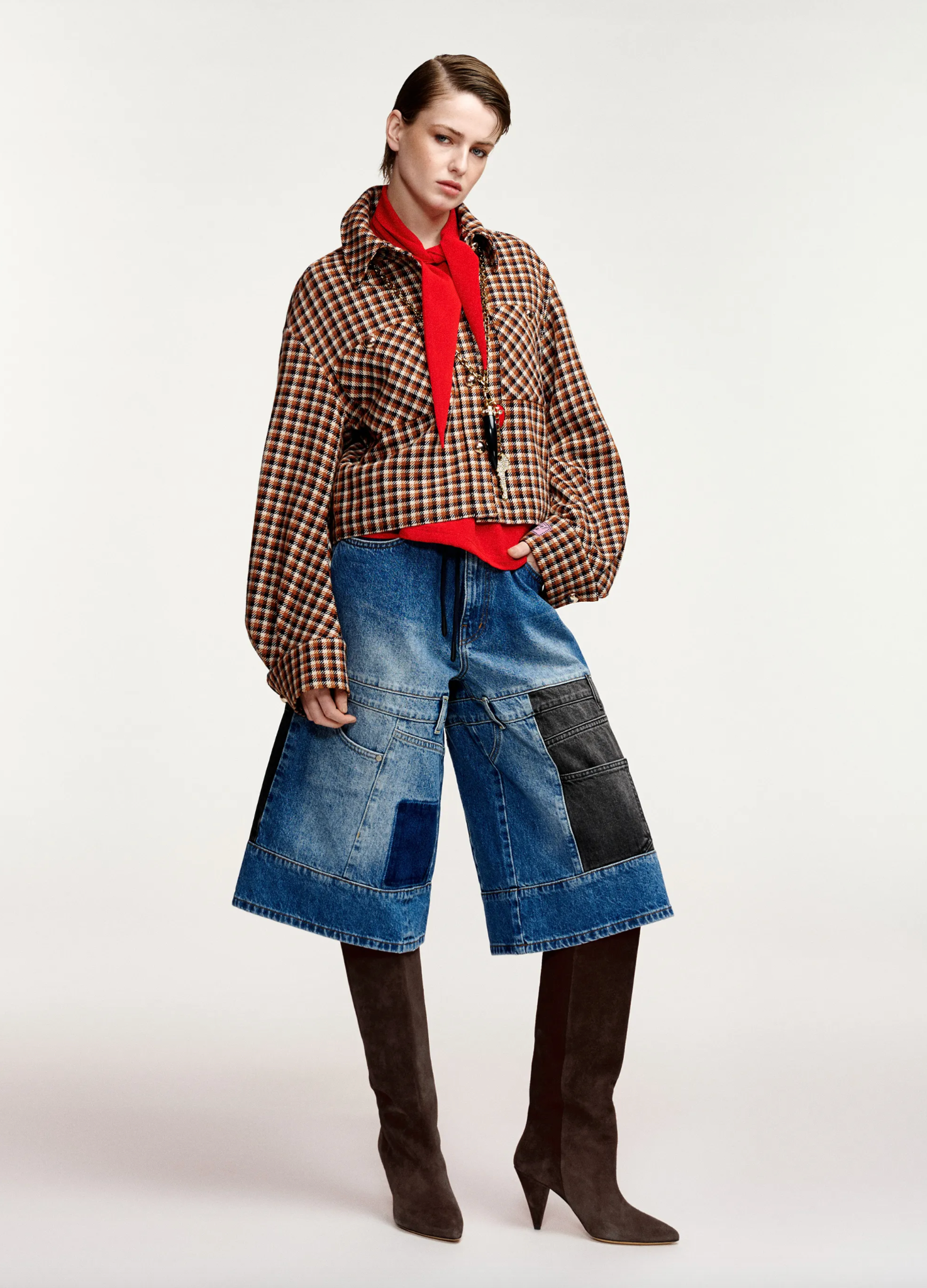 Kitten Rounded Sleeve Jacket in Brown Sugar