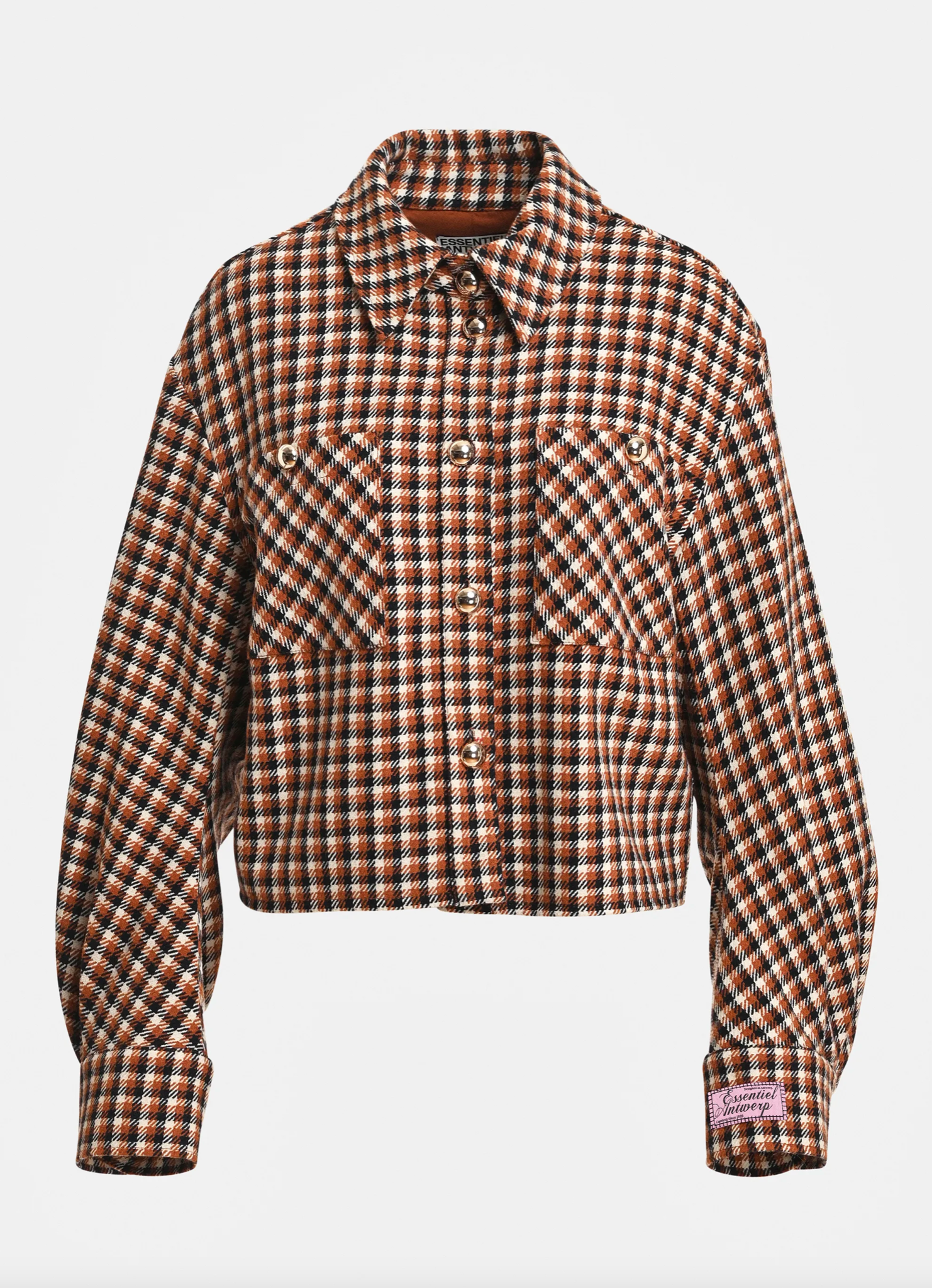 Kitten Rounded Sleeve Jacket in Brown Sugar