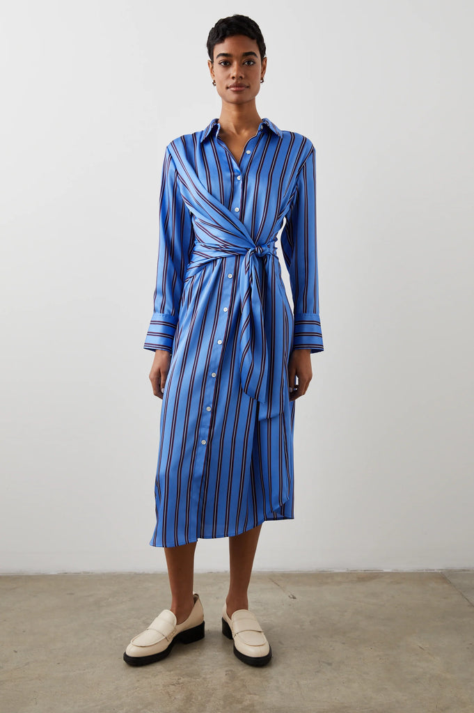 Lacey Dress in Primrose Stripe