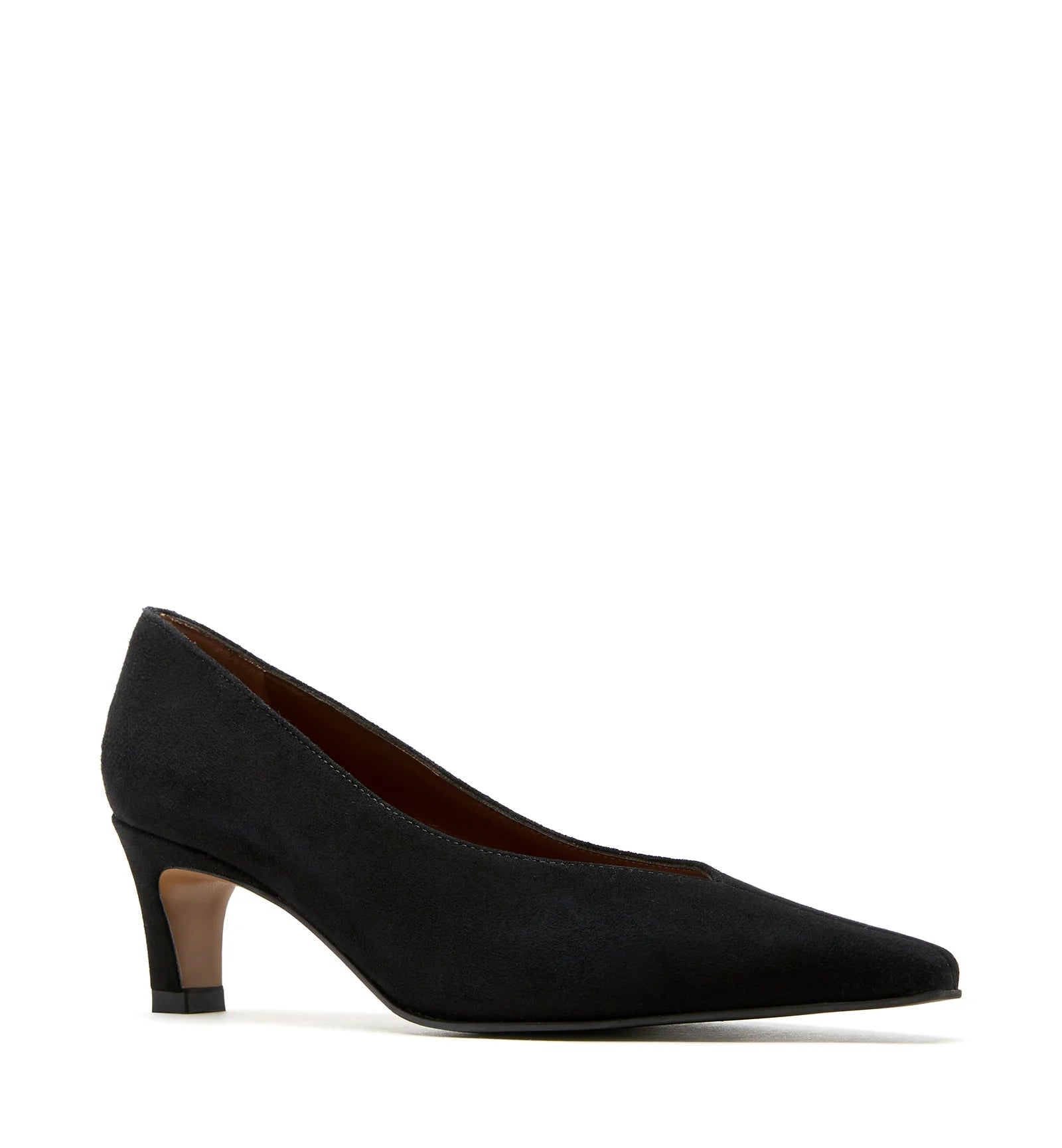 Beckham Suede Pump in Black