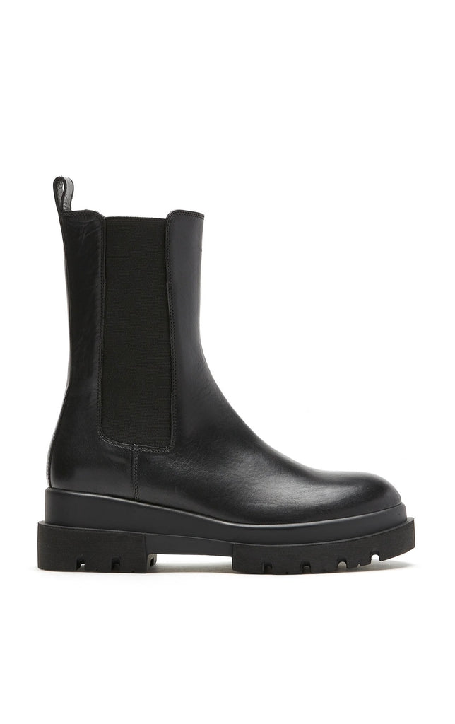 Blaise Leather Boot in Black