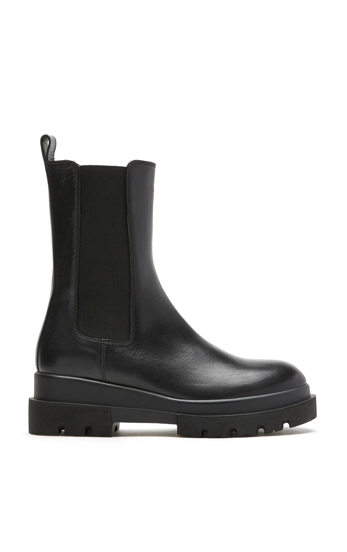 Blaise Leather Boot in Black