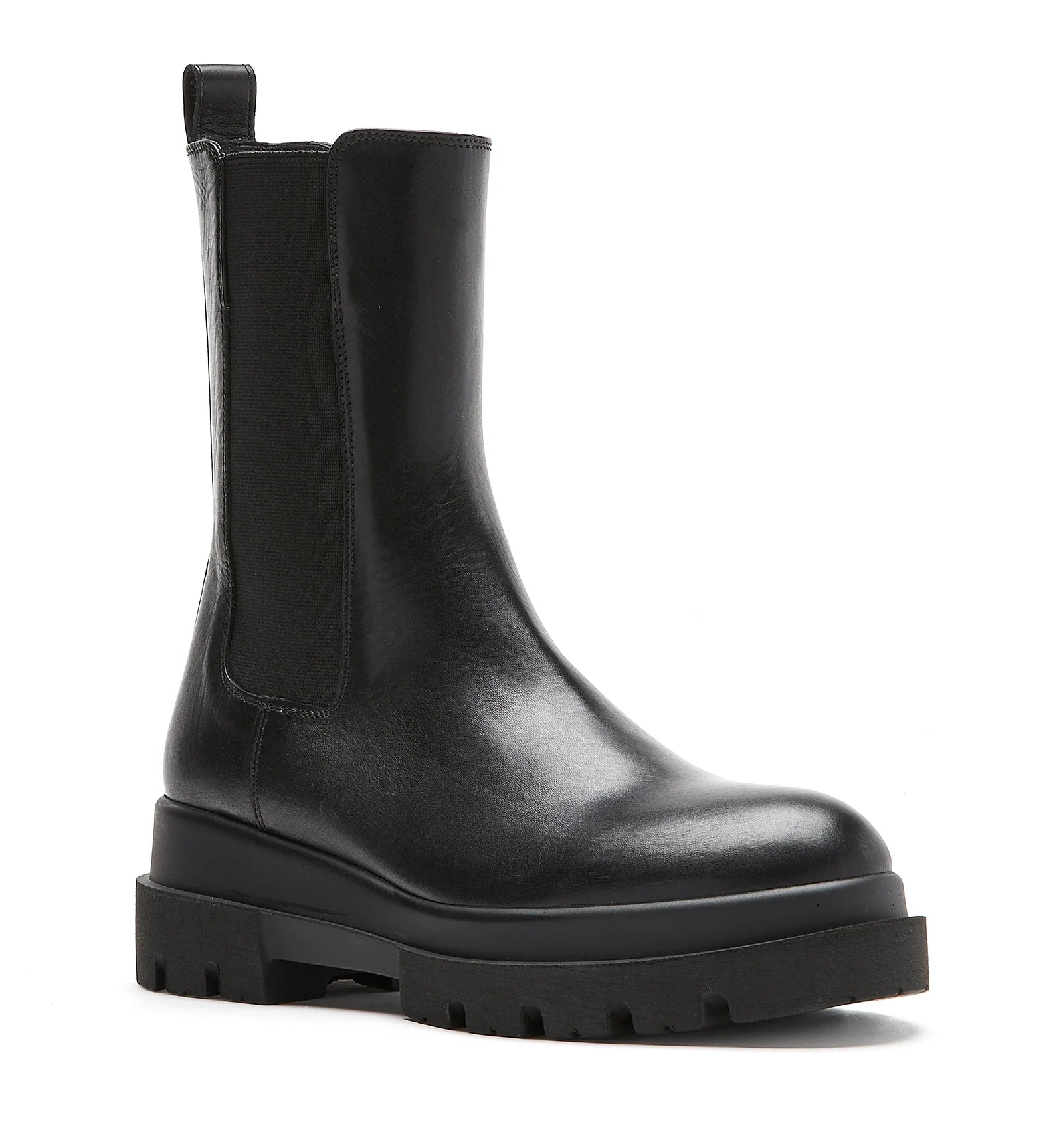 Blaise Leather Boot in Black