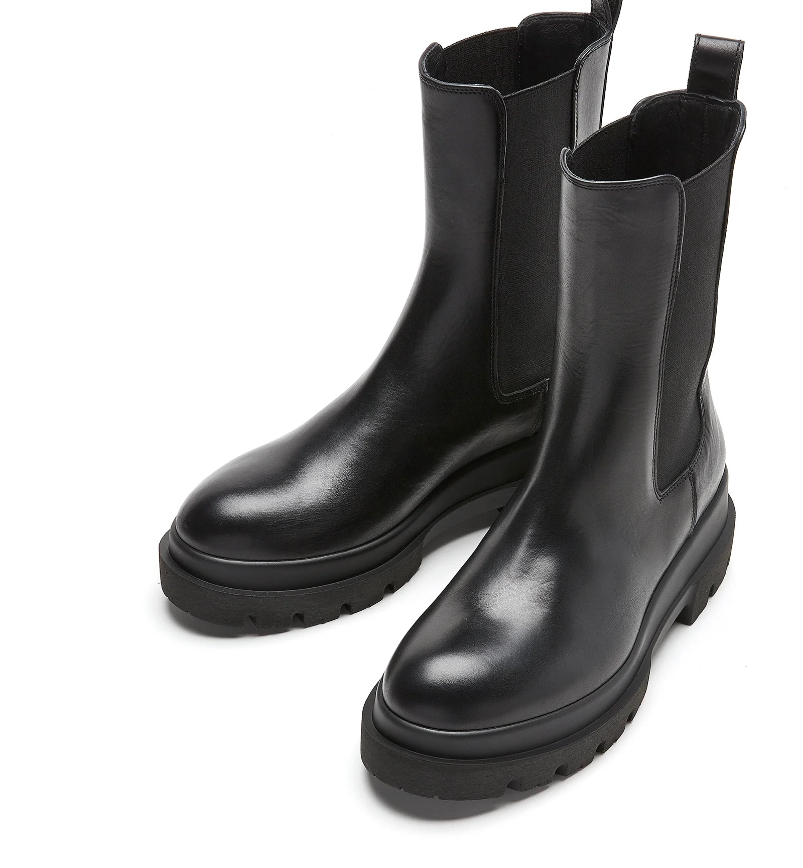 Blaise Leather Boot in Black