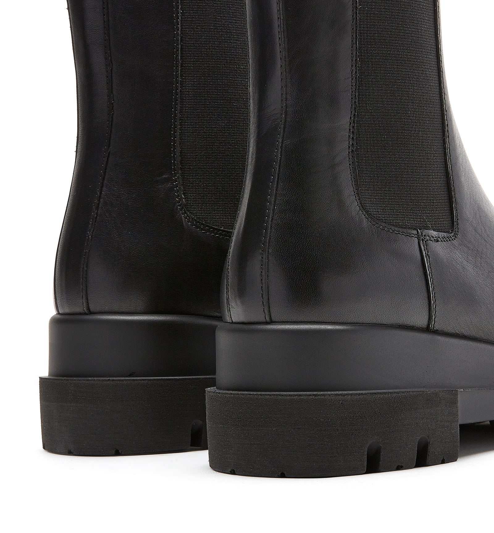 Blaise Leather Boot in Black