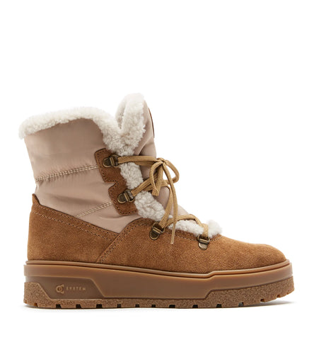 Erika Shearling-Lined Bootie in Toffee